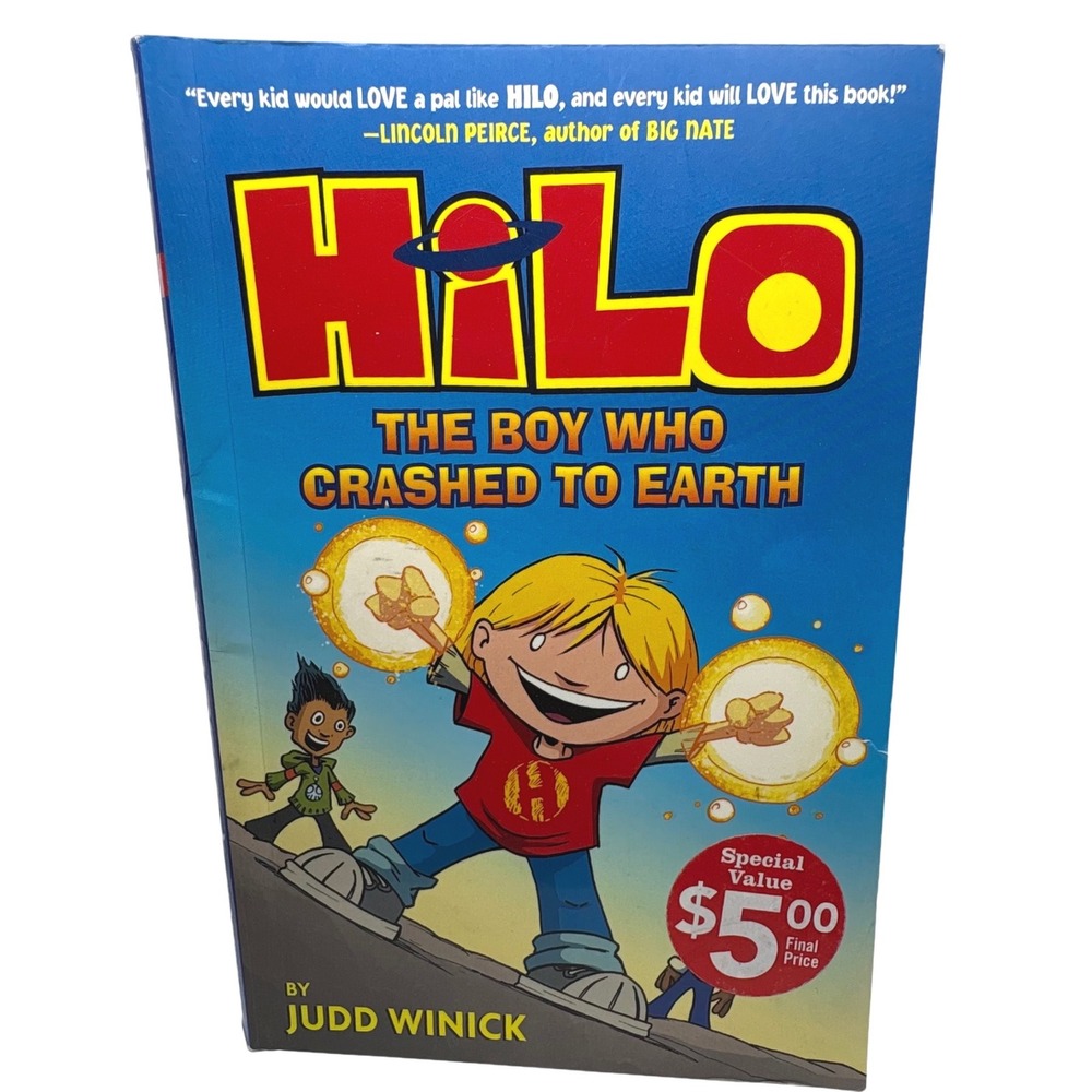 HiLo The Boy Who Crashed to Earth Book 1 Judd Winick Graphic Novel Paperback